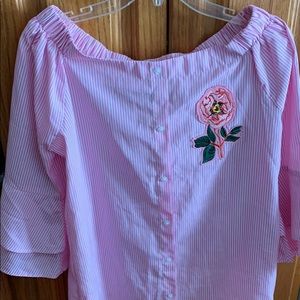 Ladies off the shoulder top